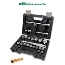 ASSORTIMENTO 1/2" CHIAVI A BUSSOLA ESAGONALI E 5 ACCESSORI